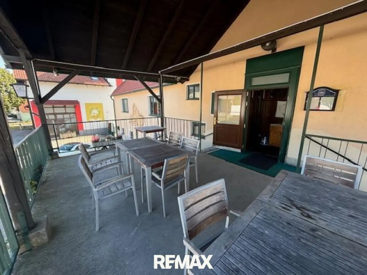 Überdachte Terrasse