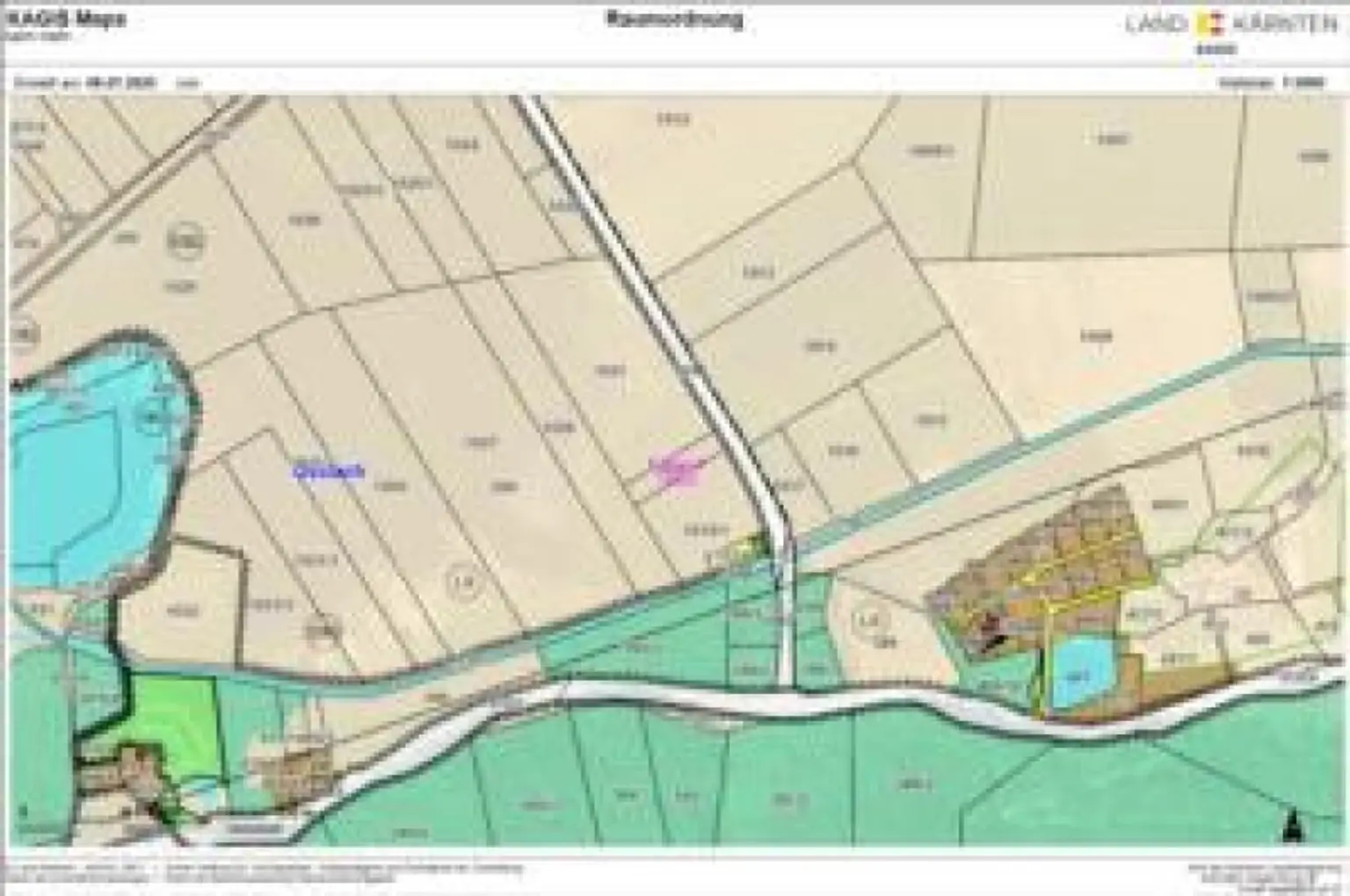 ebenes Baugrundstück  1159 m² -  Alt Ossiach  - ohne Bauverpflichtung - Mit weißer Gartenhütte  : )