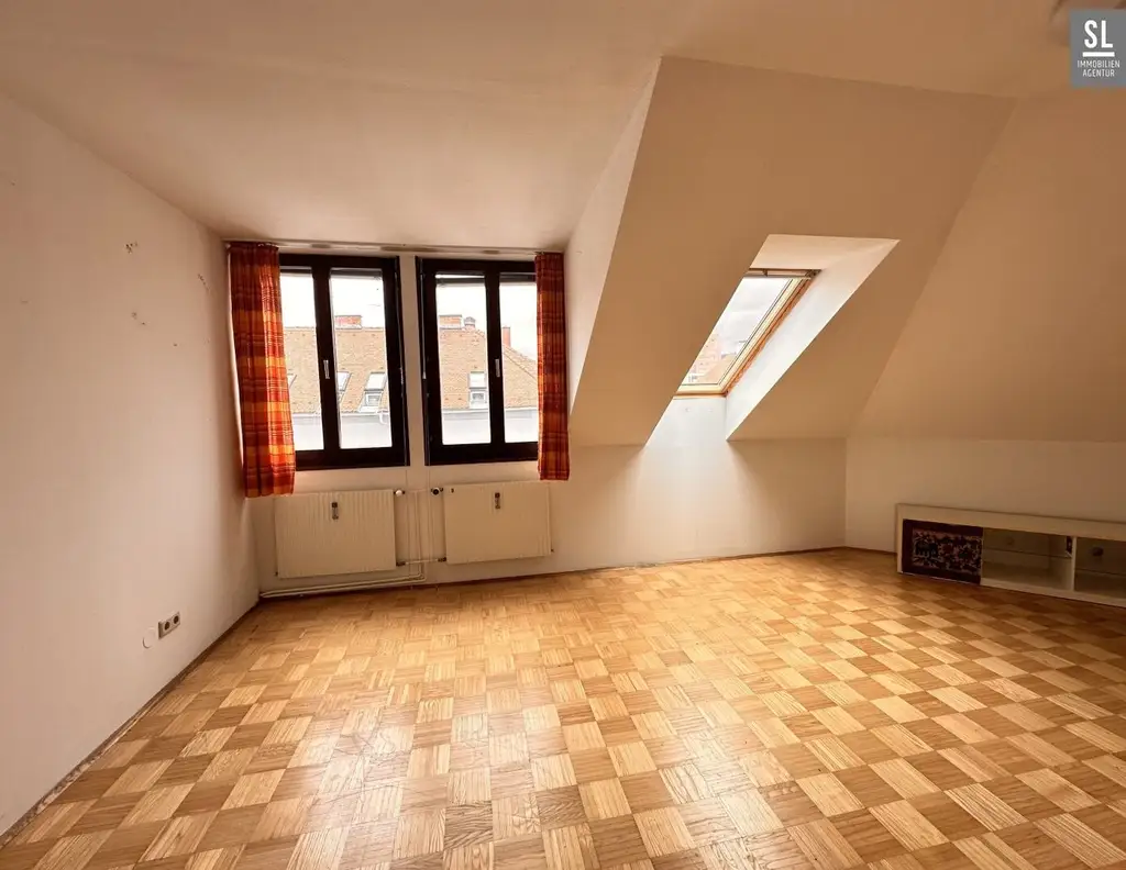 Anleger aufgepasst - ruhige 100m² Wohnung zu einem günstigen Preis - keine Investition erforderlich - 3 getrennt begehbare Räume - 6 Rad-Min zur FH Joanneum