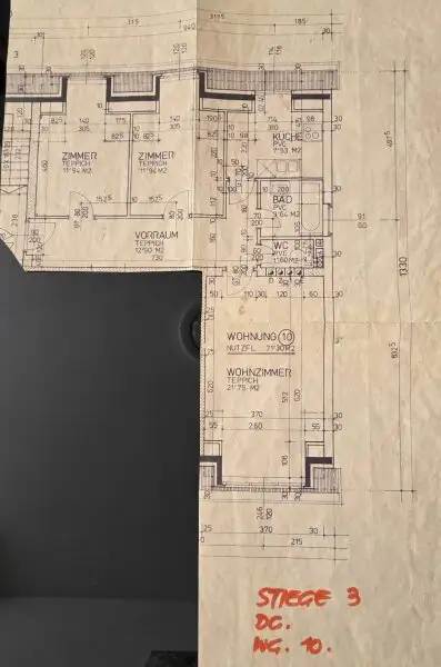 Gepflegte 3-Zimmer-Wohnung in Mödling inkl. KFZ Stellplatz