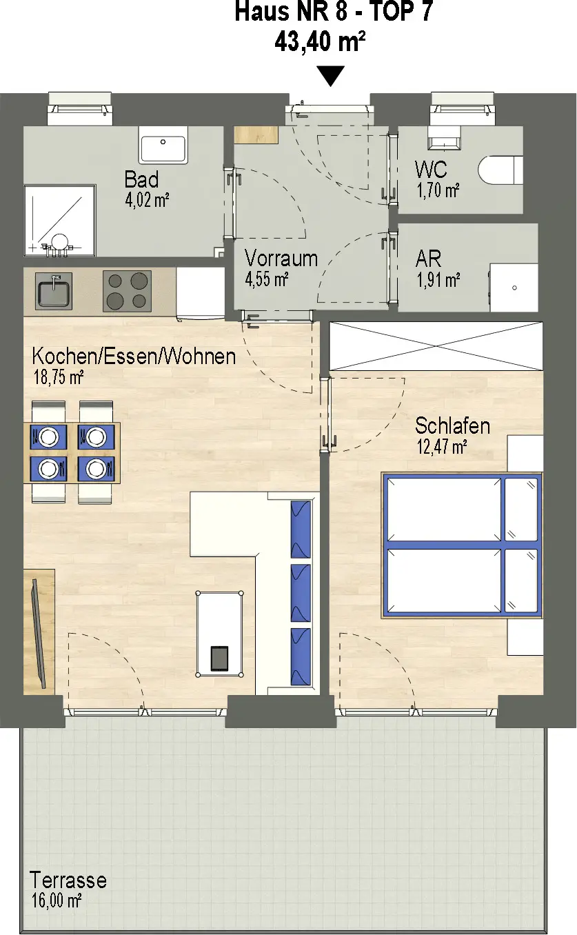 NEUBAU in optimaler Lage in Kalsdorf - Ruhig und Zentral Wohnen mit Doppeltiefgarage