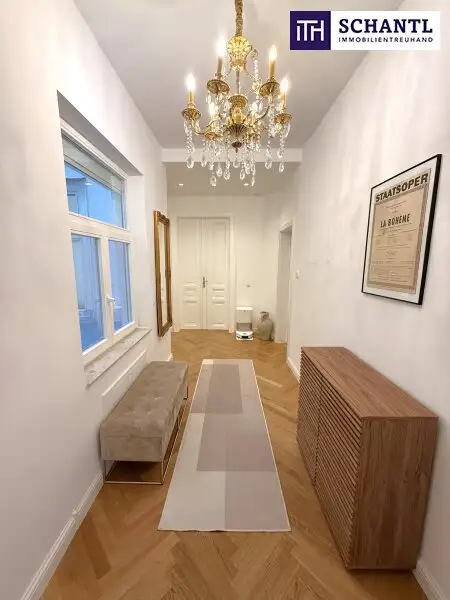 Zeitlose Eleganz trifft modernen Wohnkomfort – stilvoll sanierte 3,5-Zimmer-Altbauwohnung mit Designküche, zwei Außenflächen & Toplage nahe dem Türkenschanzpark