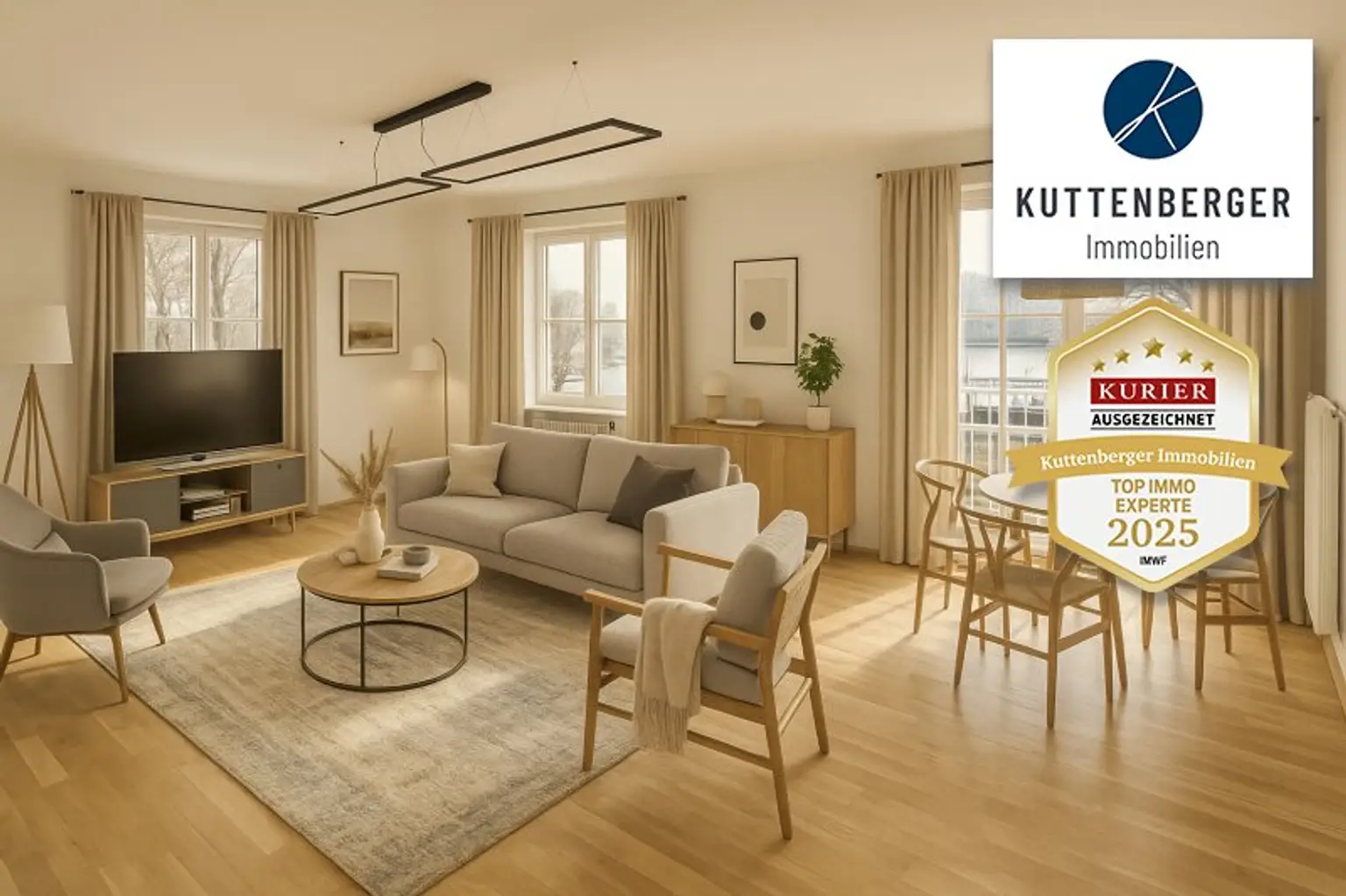 5-ZIMMER MIETWOHNUNG IN SCHÖNER LAGE VON KREMS-STEIN MIT BALKON UND DONAUBLICK