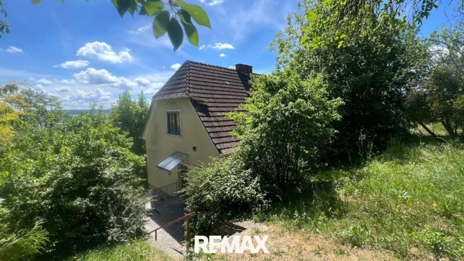 Blick zum Haus