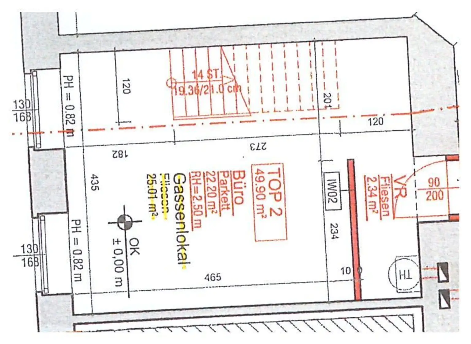 Sobieskigasse Obj.3320 Plan a