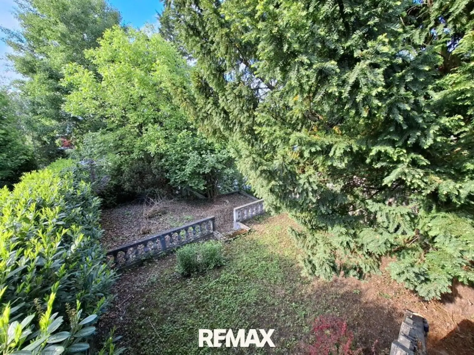 Gartenblick vom Balkon