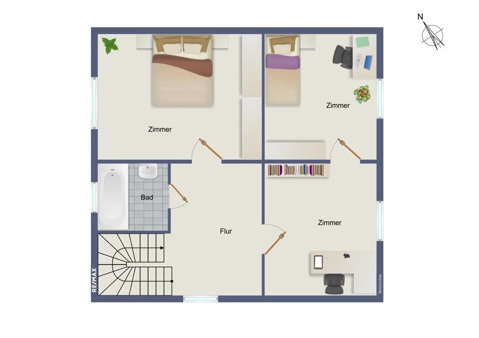 Grundriss Obergeschoss