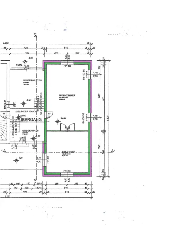 Grundriss EG Zubau