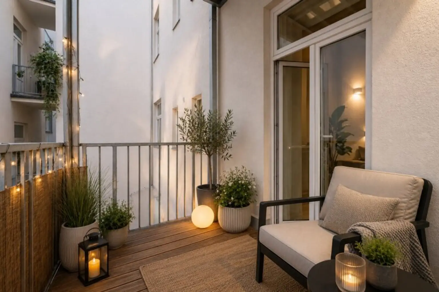 Möblierungsvorschlag Balkon