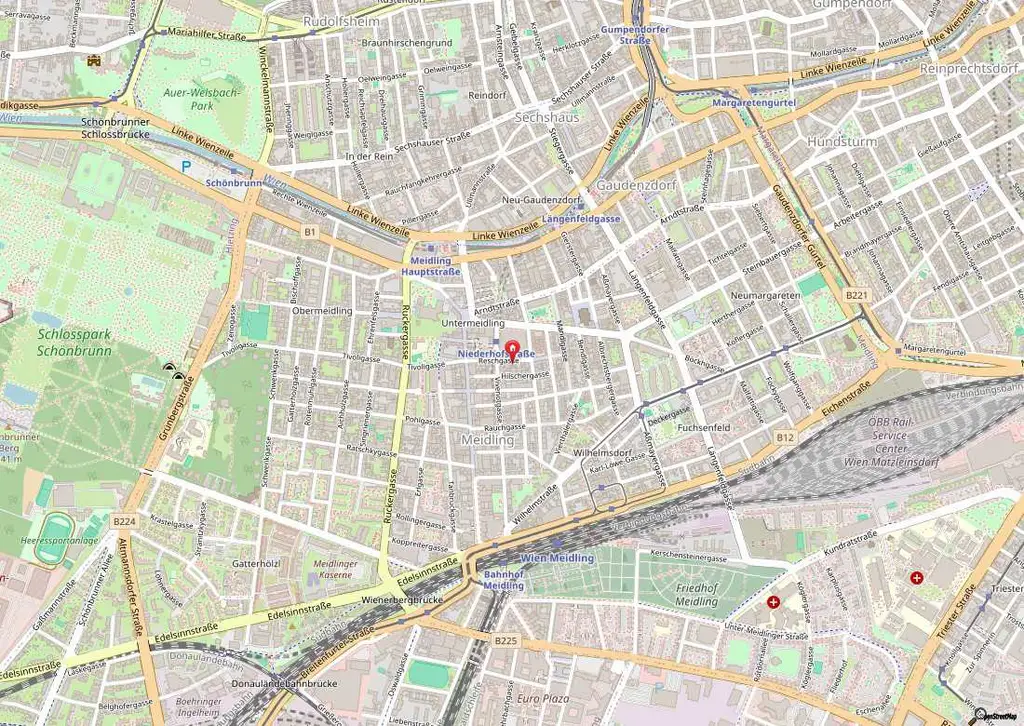Helle 2-Zimmer-Wohnung nähe Meidlinger Hauptstraße