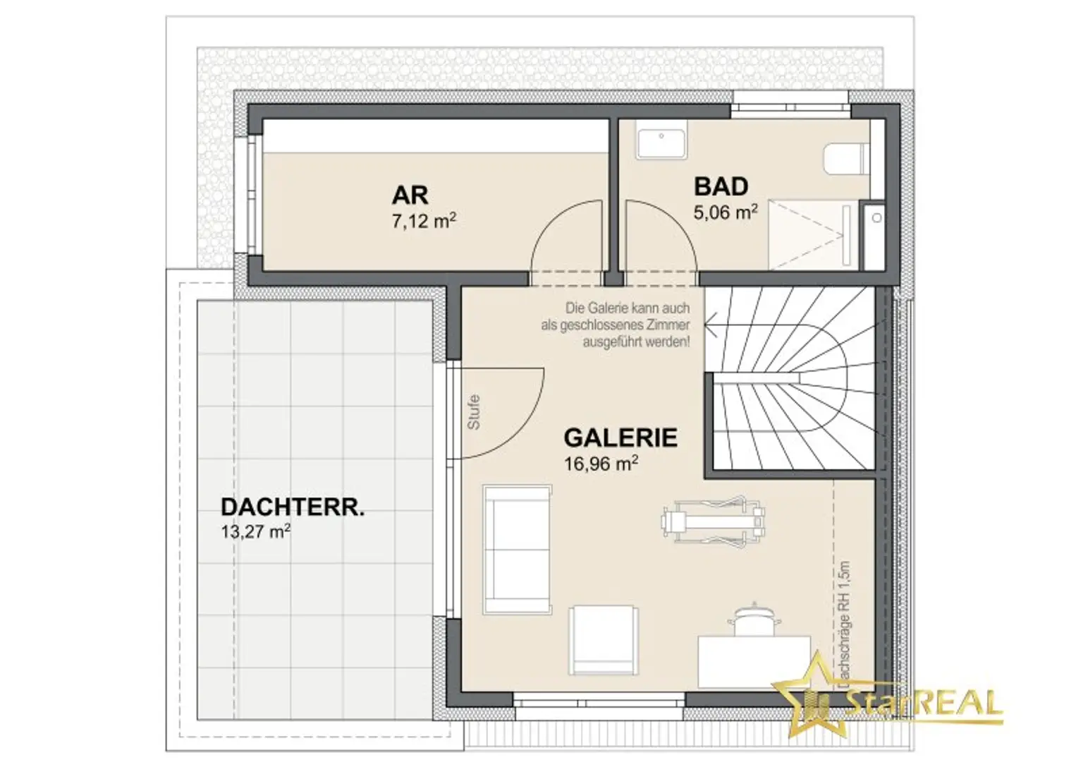 Dachgeschoss Einfamilienhaus