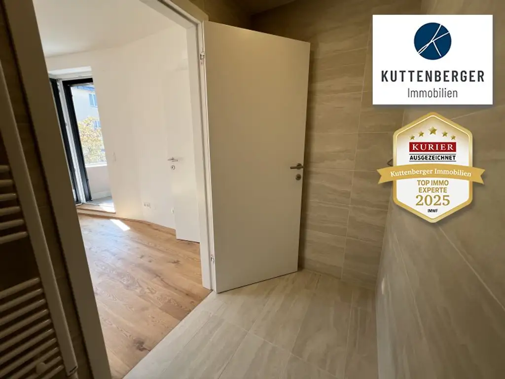 *Superprojekt: ''Über den Baumwipfeln" Top 44 Erstklassige 2-Zimmer Loggia - Wohnung + TRAUMHAFTE SÜDAUSRICHTUNG mit Blick auf die Kastanienbäume