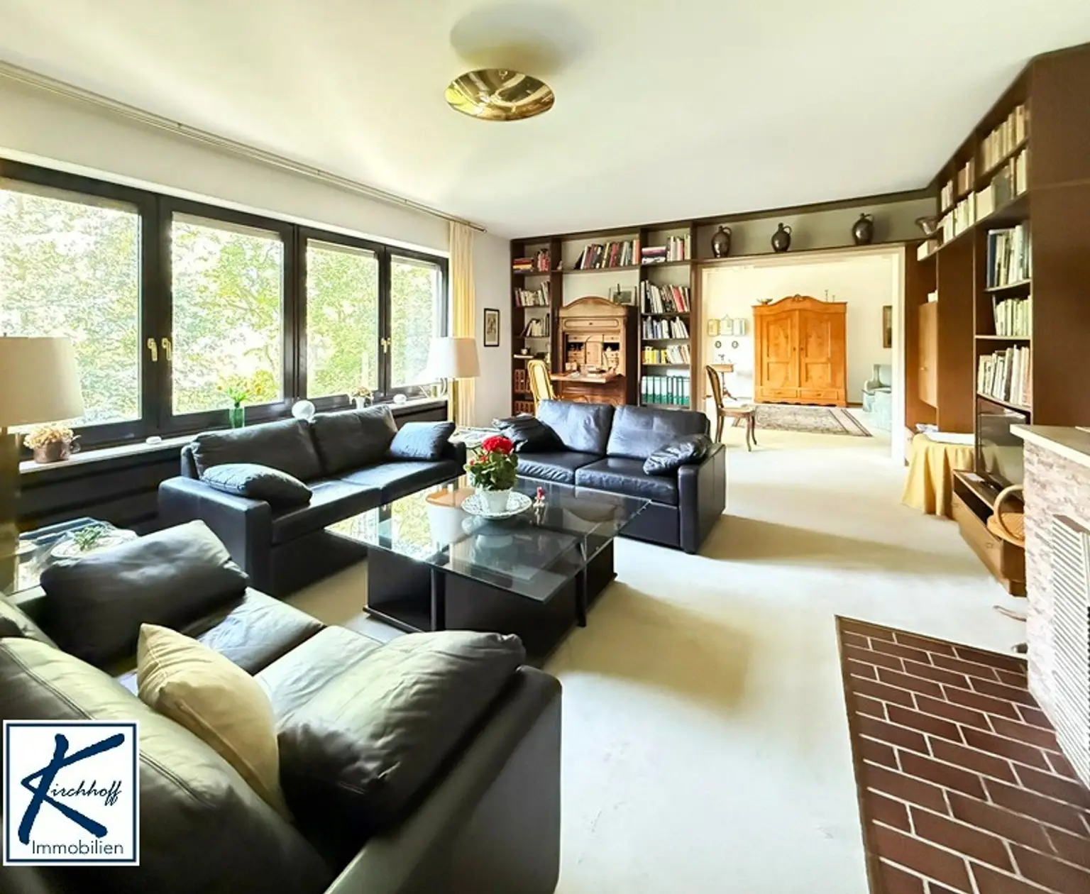 Wohnen mit Blick ins Esszimmer