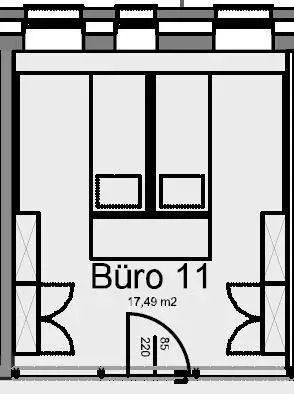 Grundriss Büro ca