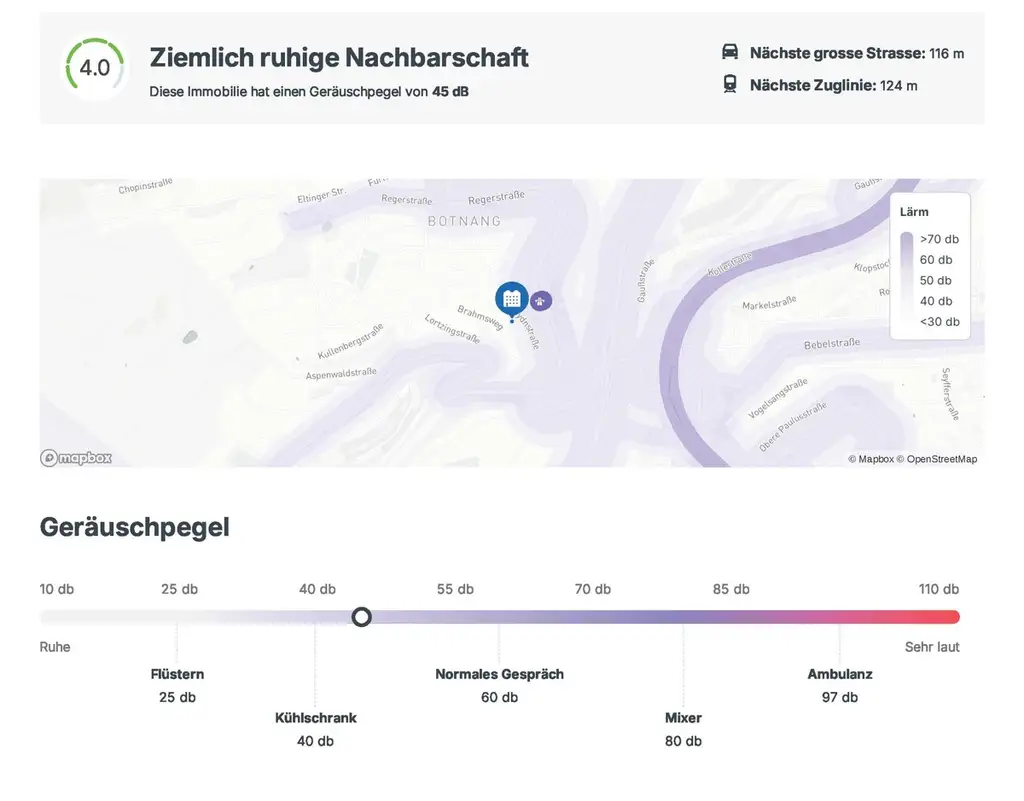 Ruhige Nachbarschaft