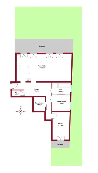 PURE ENTSPANNUNG! Riesiger Garten mit Blick ins Grüne I auch ideal f. gewerbliche Nutzung I Garage I Alarmanlage I