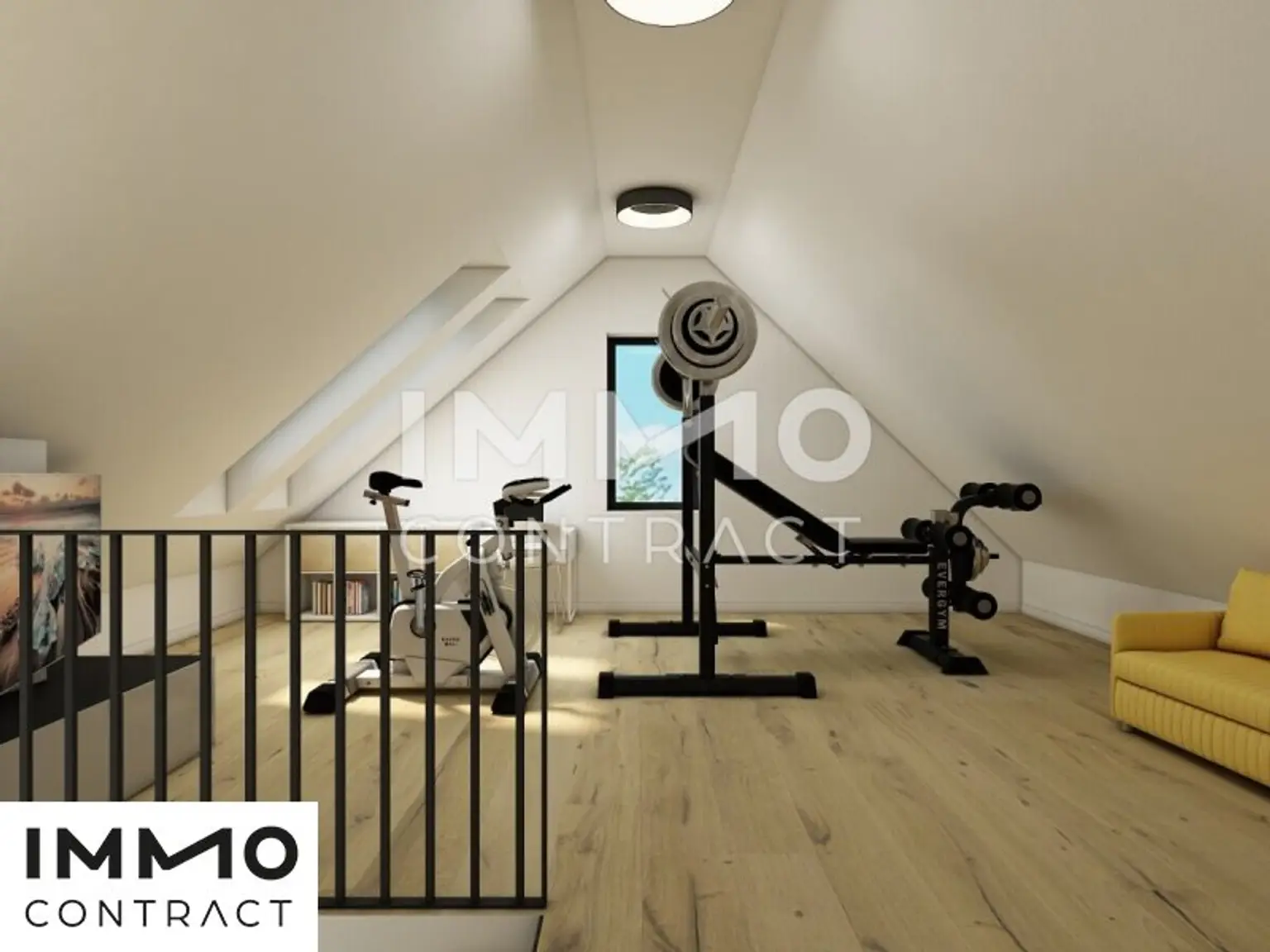 Dachgeschoß_Fitness