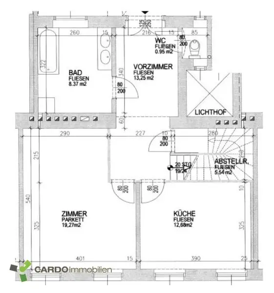 Dachgeschosswohnung nähe Donaukanal