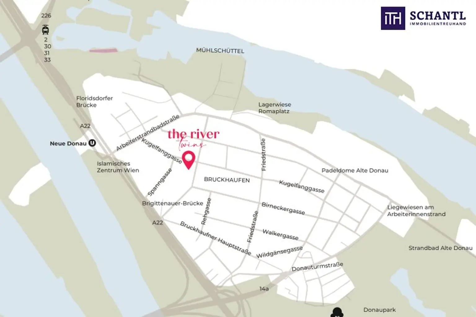 Exklusives Wohnambiente zwischen Alter und Neuer Donau