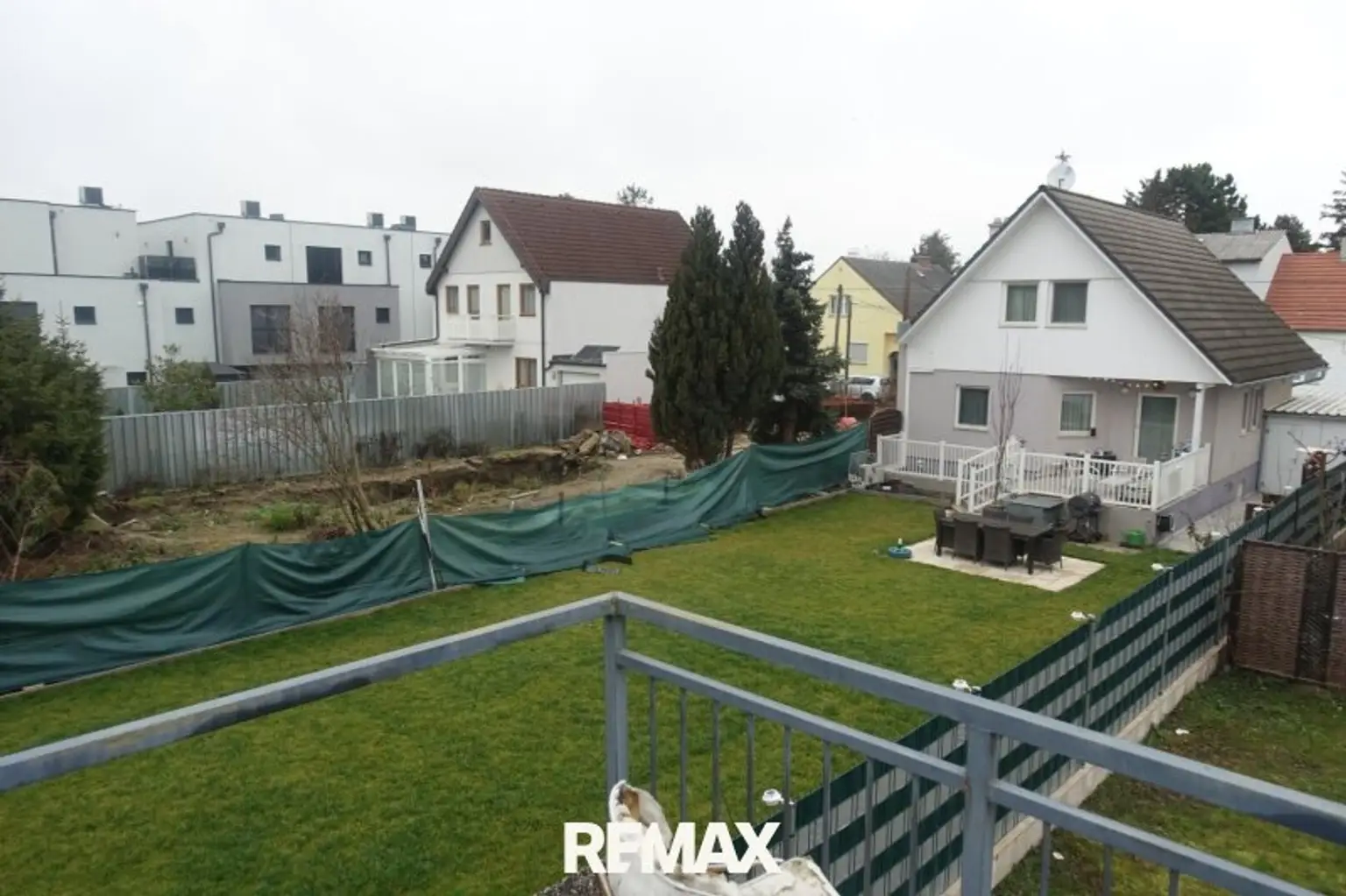 Blick vom Balkon