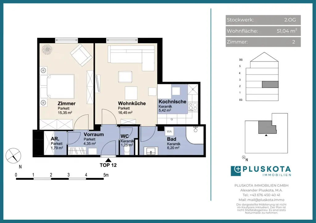 IDEALE 2-ZIMMER WOHNUNG | NÄHE U2/U4 SCHOTTENRING| vermietet bis 2027