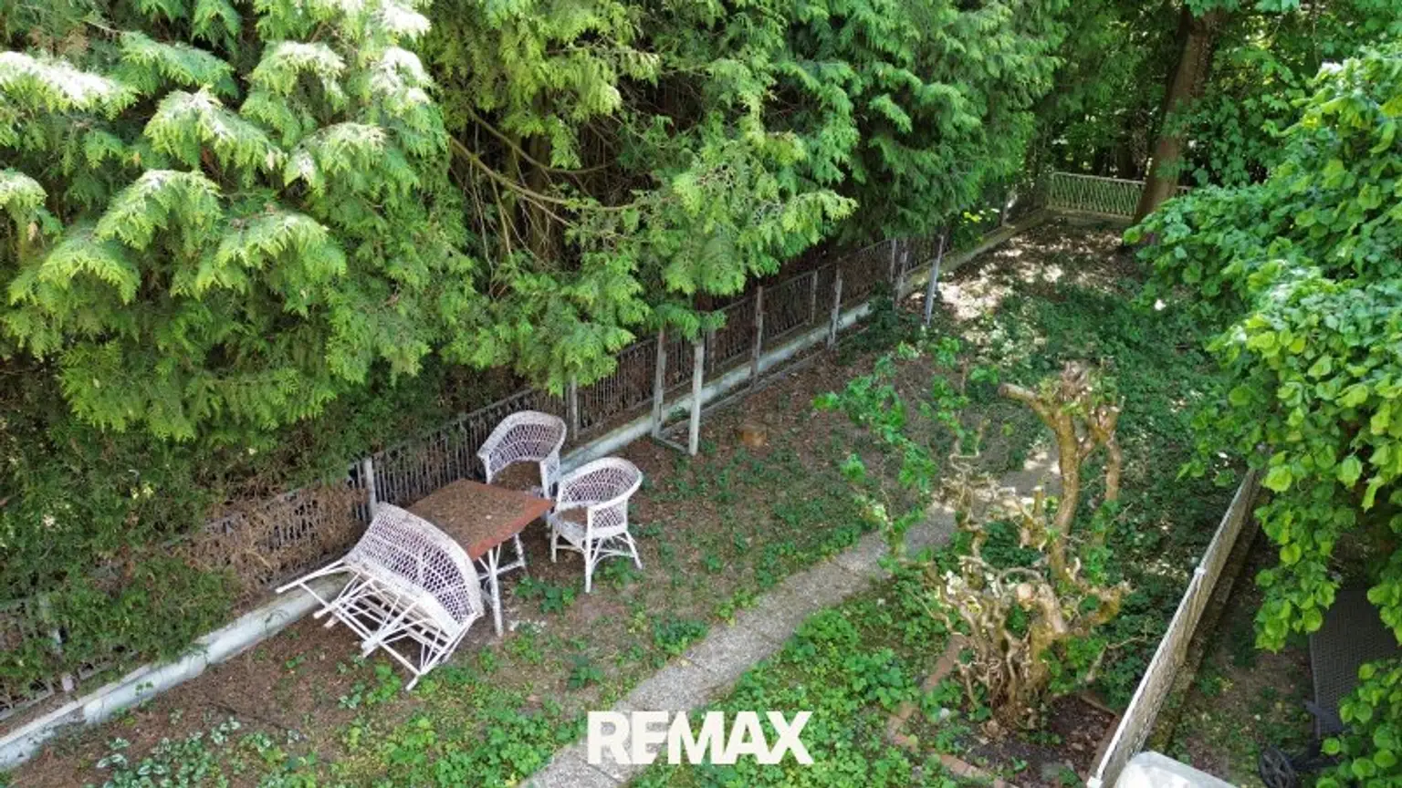 Drohnenfoto Garten