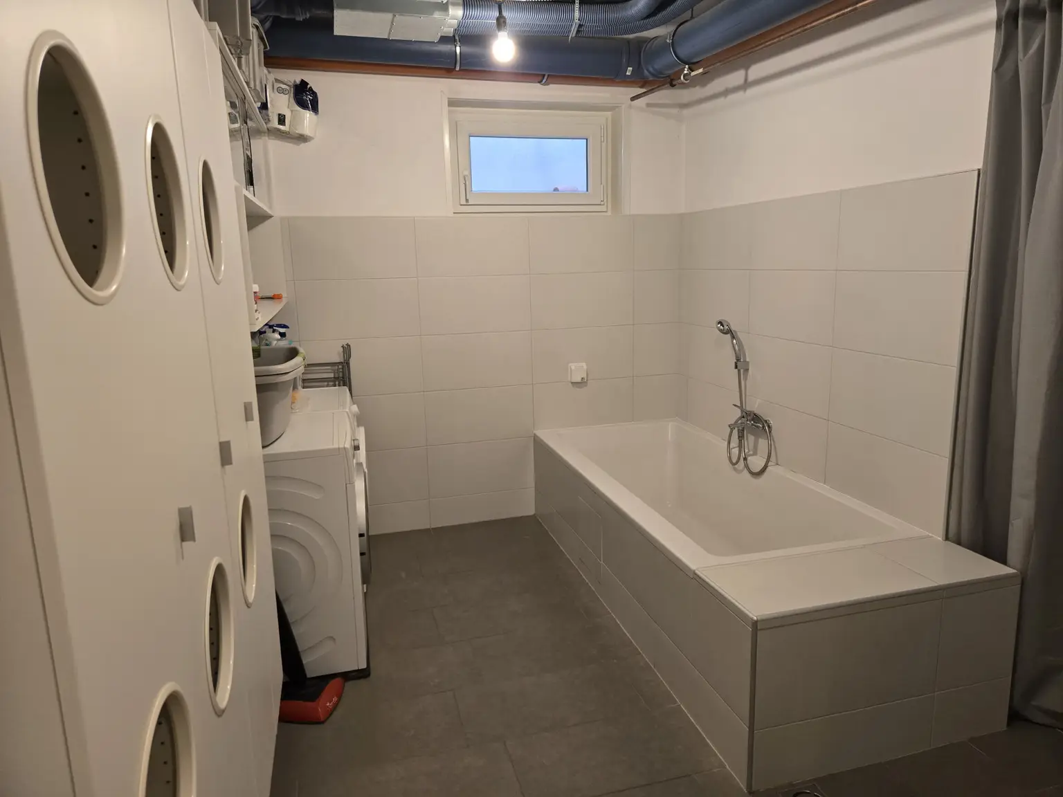 Waschschleuse im Kellergeschoss