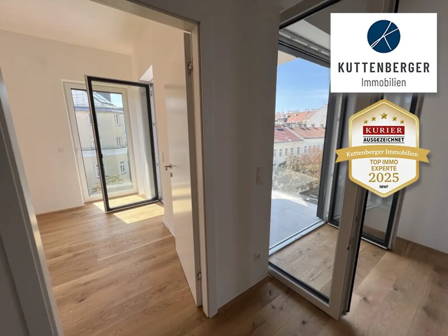 *Superprojekt: ''Über den Baumwipfeln" TOP 49 MIT ZWEI TRAUMHAFTEN WEST-LOGGIEN