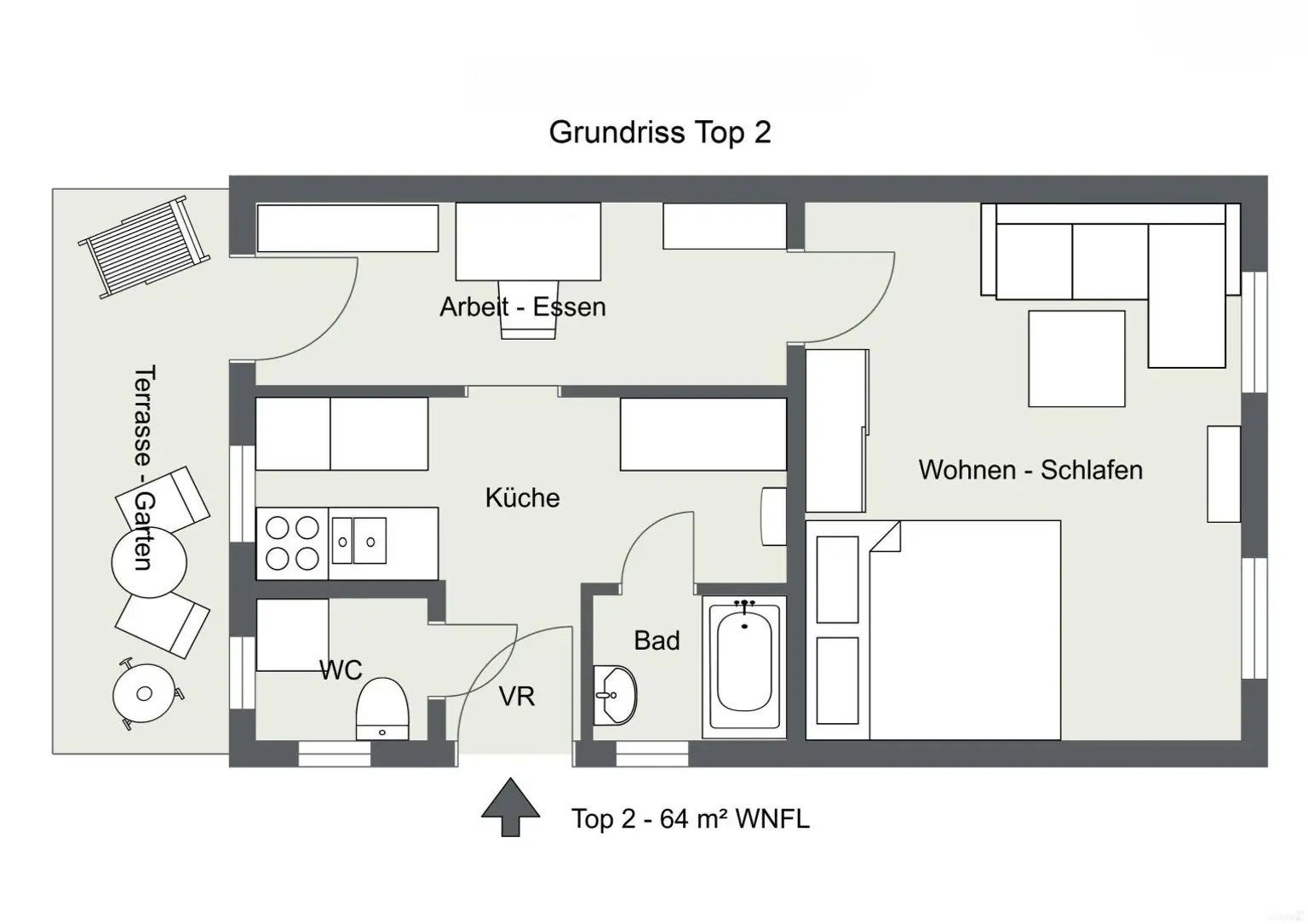 Charmante, günstige Altbauwohnung mit großem Garten im Herzen von Graz