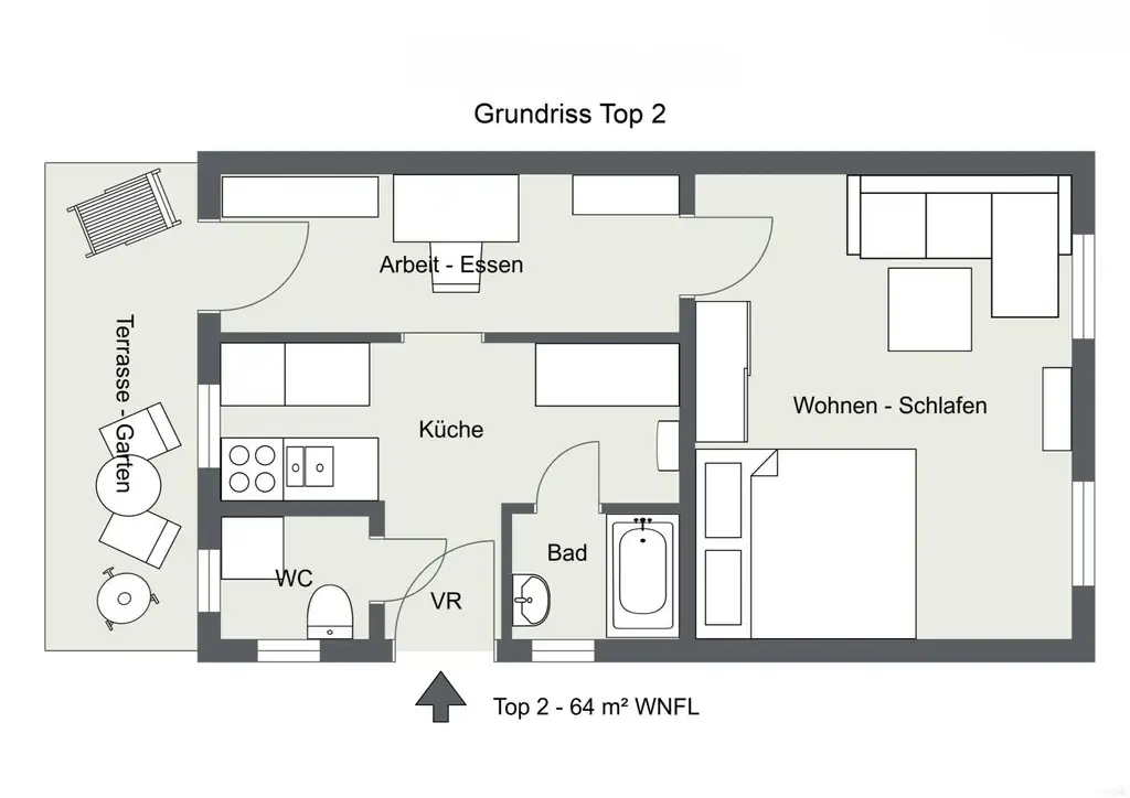 Charmante, günstige Altbauwohnung mit großem Garten im Herzen von Graz