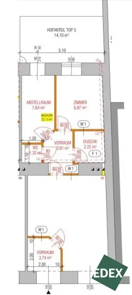 Wohnung mit Potential: Sanierungsbedürftige 3-Zimmer Wohnung in zentraler Lage