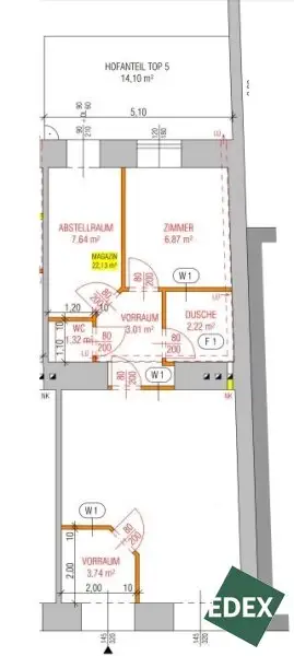 Wohnung mit Potential: Sanierungsbedürftige 3-Zimmer Wohnung in zentraler Lage