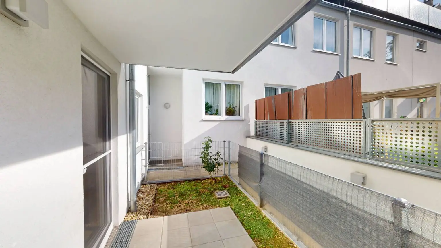 Ruhiges Wohnglück: 3-Zimmer-Neubau mit Garten zur Hofseite