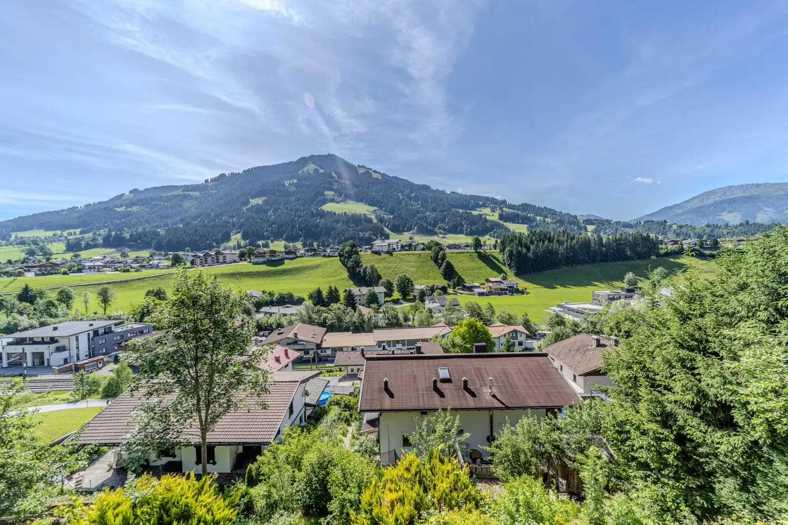 Panoramablick vom Haus aus