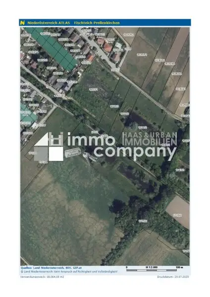 Traumhaftes Grünland Grundstück mit Fischteich in Prellenkirchen 18064m2 – Ihr Platz für Visionen!