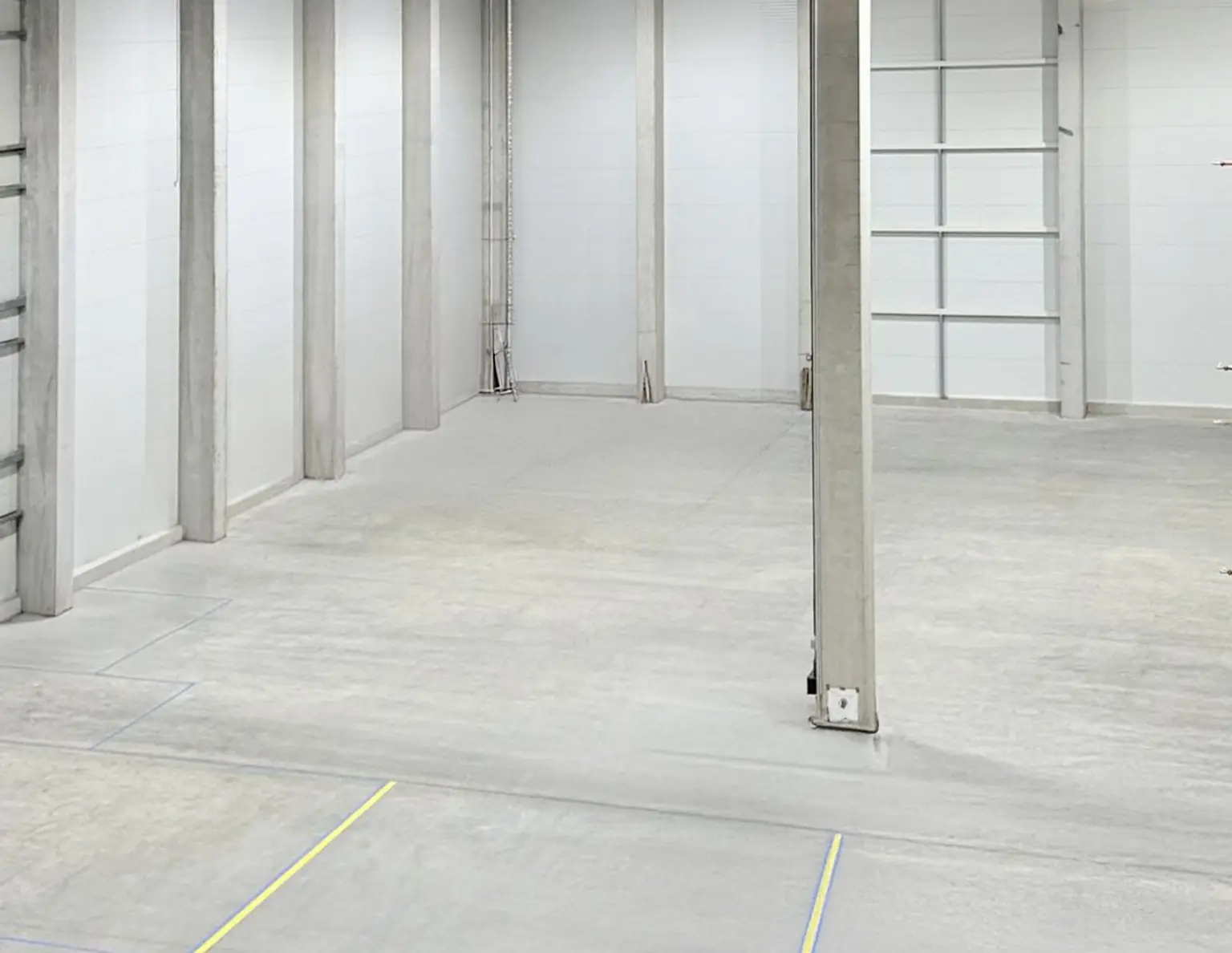 Moderne Lagerfläche ideal für ruhige Paletteneinlagerung