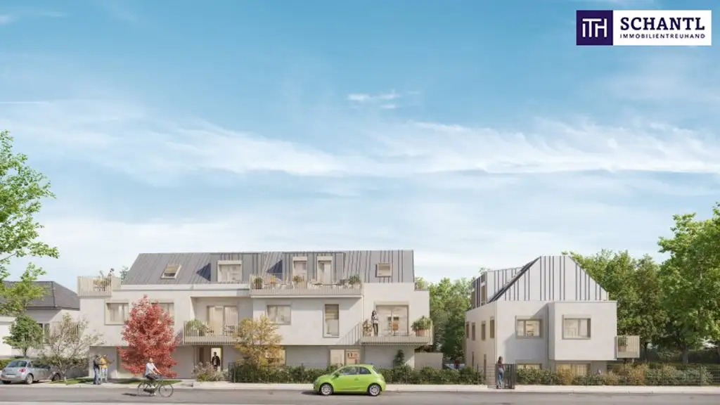 TOP Neubauprojekt! Grünlage, Ruhelage, Wohlfühllage - 21 Wohnungen und 4 Doppelhäuser eingebettet in Natur und Stille! Nachhaltigkeit + Beste Infrastruktur + Hochwertige Ausstattung!