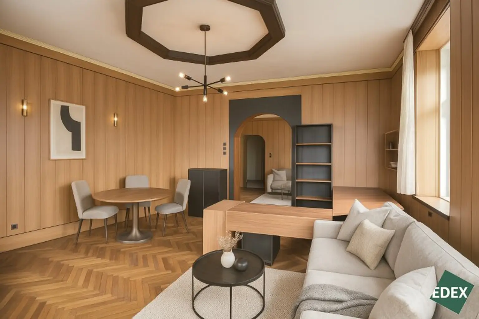 Sanierungsbedürftige 4-Zimmer-Altbauwohnung mit viel Charme