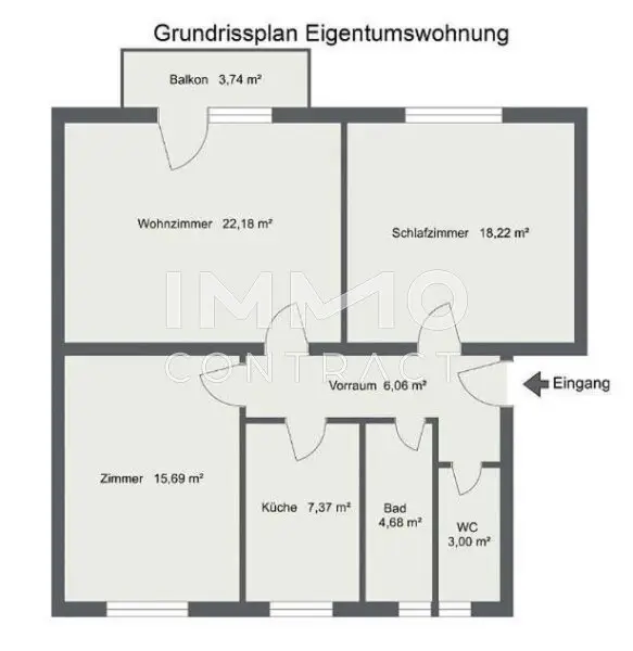 Planskizze Immocontract