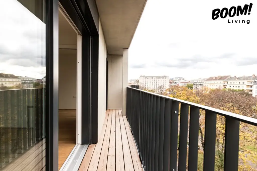 Exklusive Balkonwohnung mit Blick in den Modenapark – Toplage im 3. Bezirk