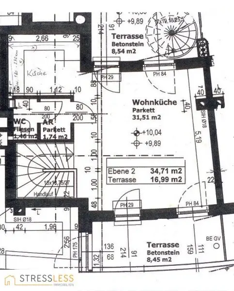 Exklusive 3-Zimmer Maisonette-Wohnung im Herzen von Korneuburg mit 2 Balkonen und imposanter Dachterrasse