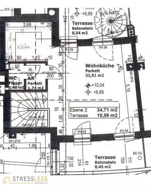Exklusive 3-Zimmer Maisonette-Wohnung im Herzen von Korneuburg mit 2 Balkonen und imposanter Dachterrasse