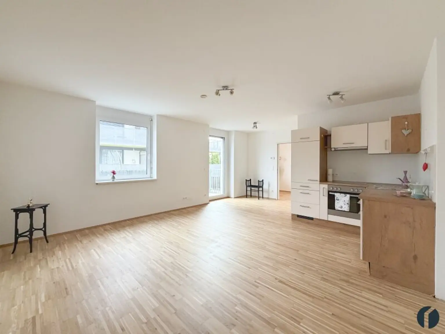 Studio mit offener Küche