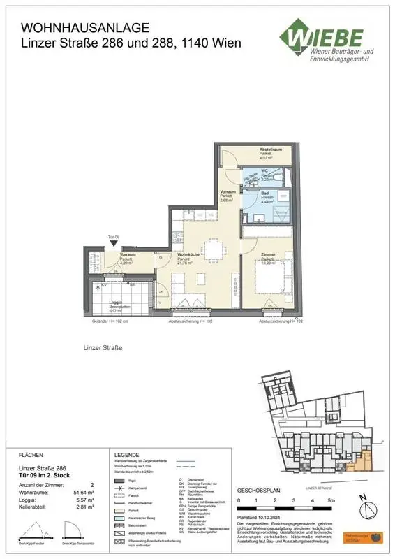 2 ZIMMER MIETWOHNUNGEN MIT LOGGIA BEIM CASINOPARK