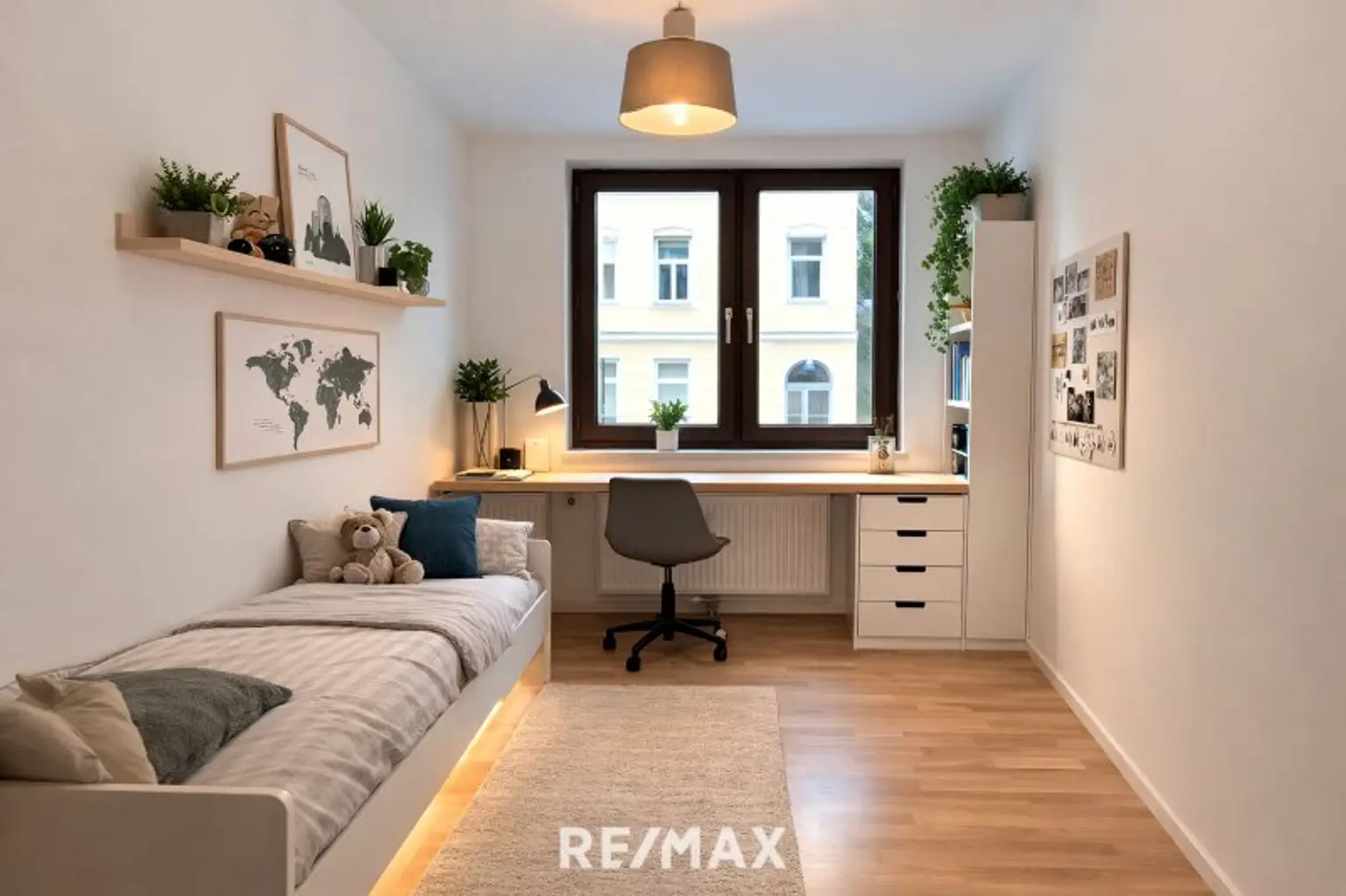 Kinderzimmer/Arbeitszimmer (virtuell eingerichtet)