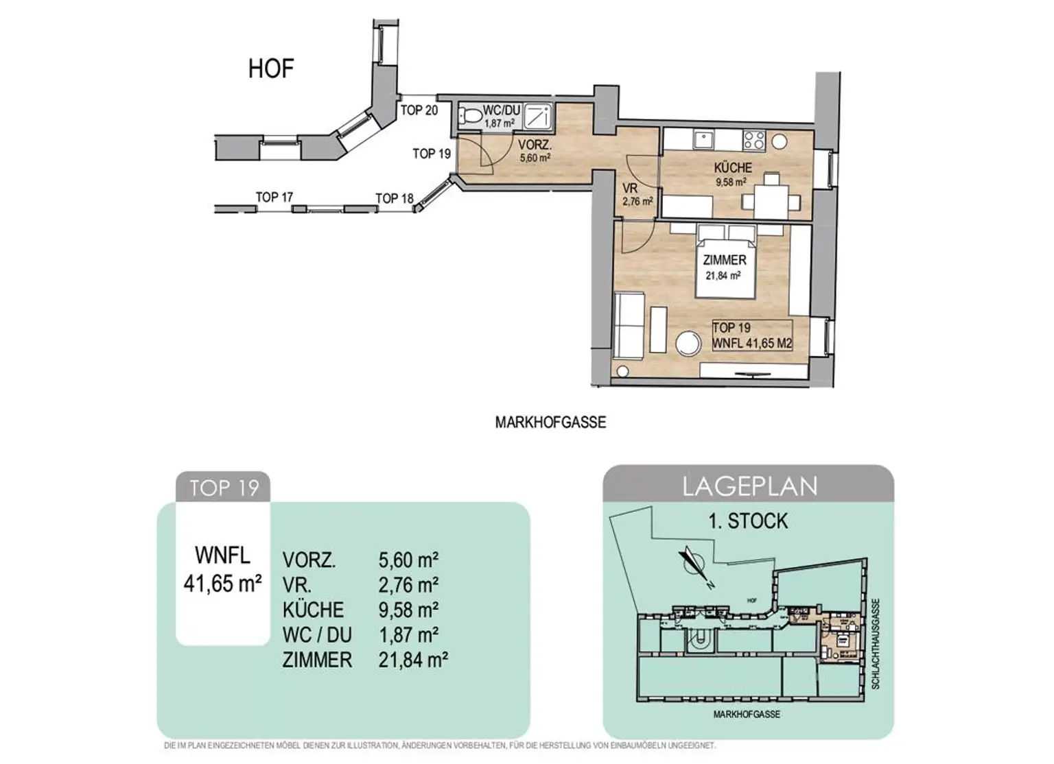 1-Zimmer-Wohnung mit Entwicklungspotential in 1030 Wien