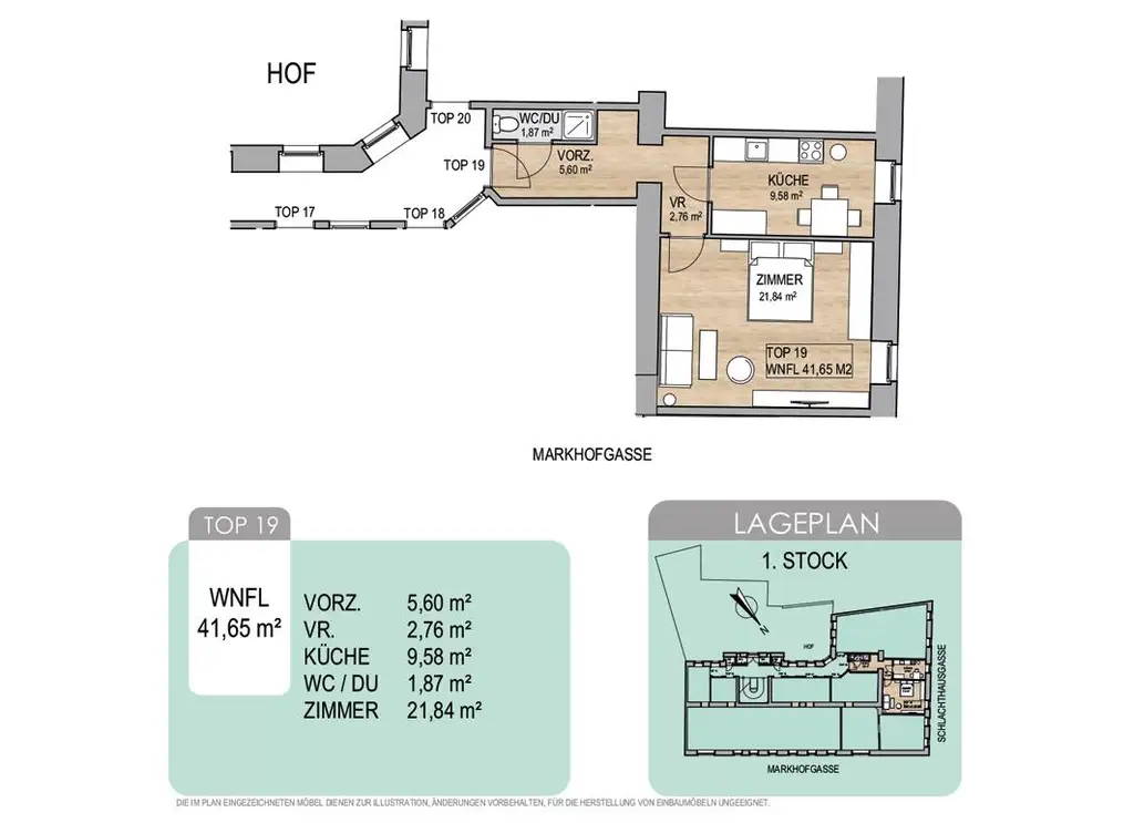 1-Zimmer-Wohnung mit Entwicklungspotential in 1030 Wien