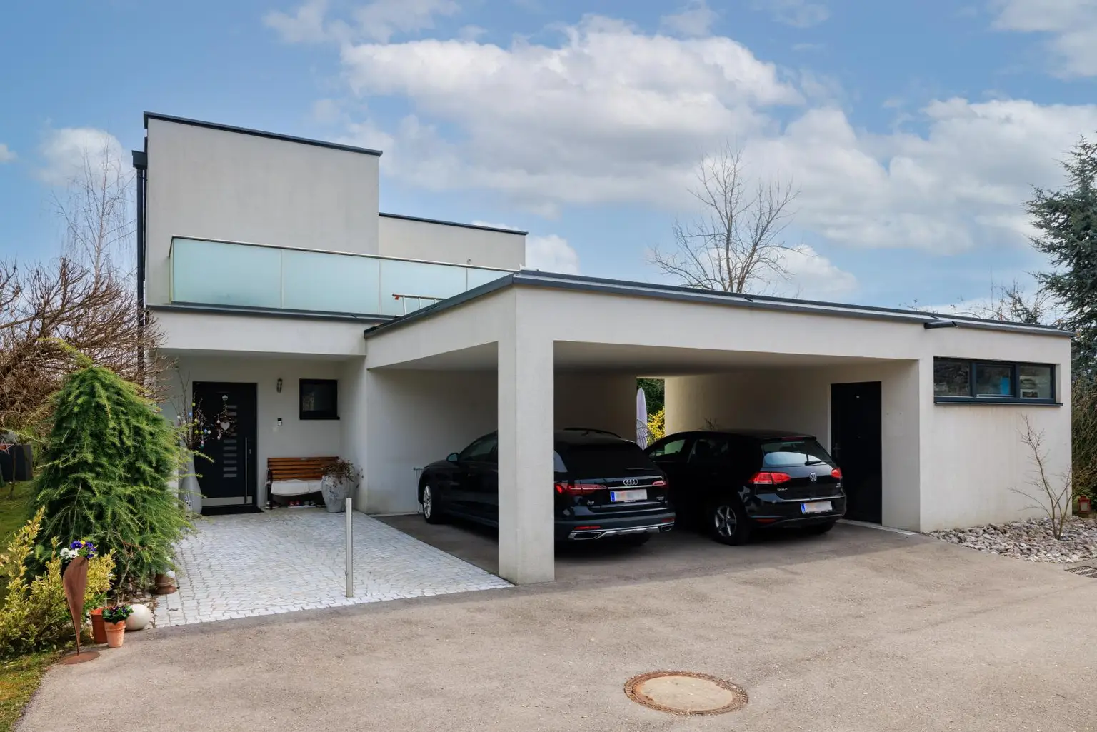 Carport mit Lagerraum
