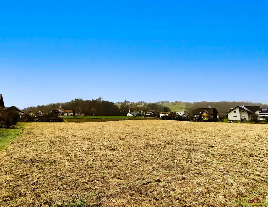 Beliebte und naturnahe Lage bei Fernitz! - 20 Min. vor Graz. - Genießen Sie die Ruhe mit Ausblick ins Grüne.