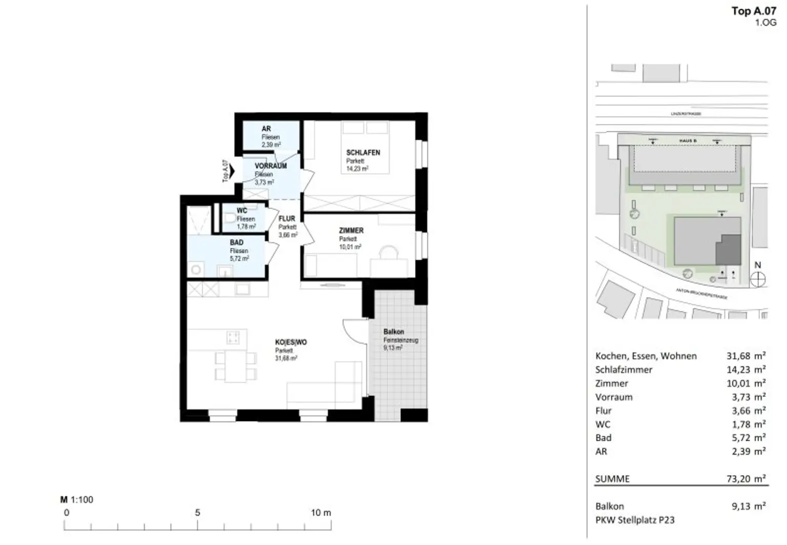 Gemütliche Terrassenwohnung Top A.07 - Neubauprojekt SCHÖN | DORF | BLICK